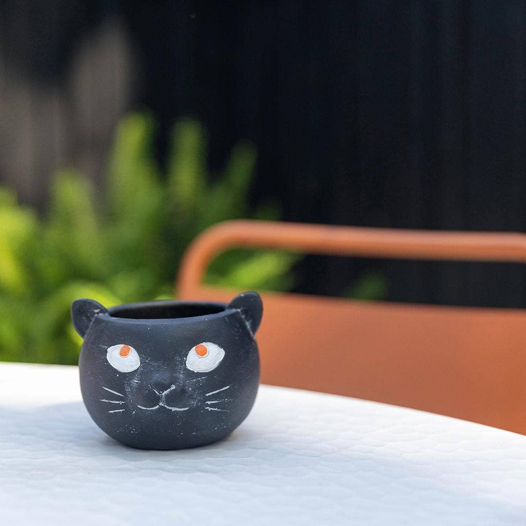 Cement Cat, Flower pot