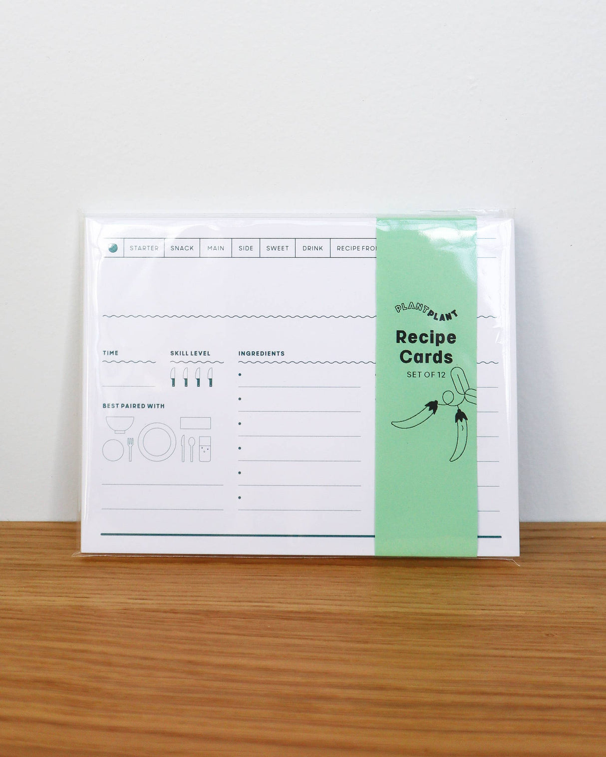 Plant Plant Recipe Cards