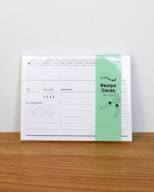 Plant Plant Recipe Cards