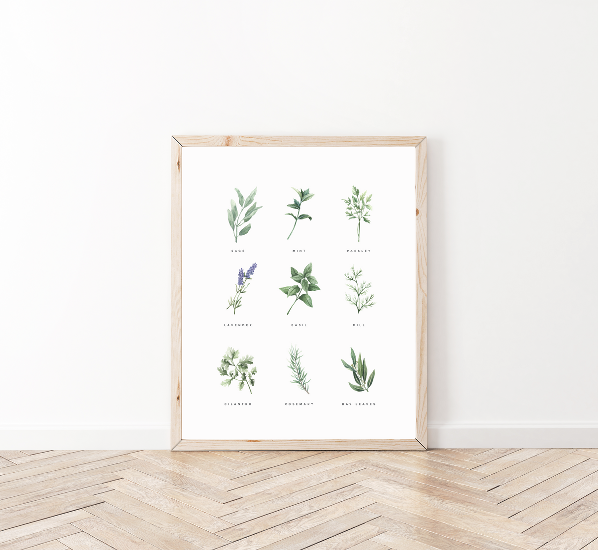 Backyard Herb Garden Art Print