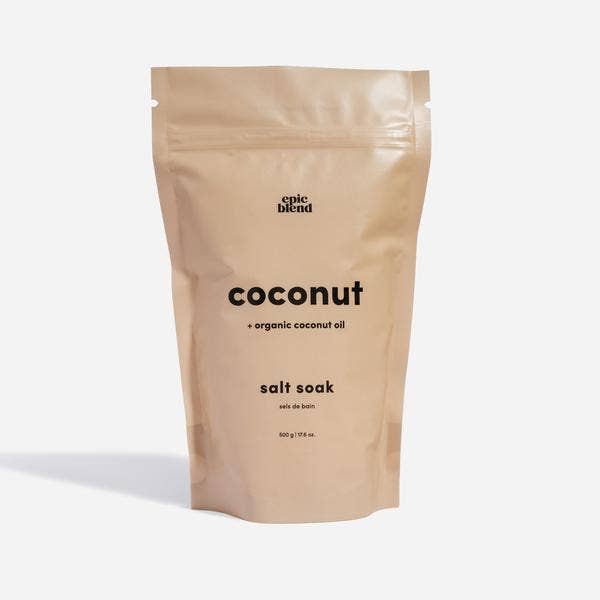 Coconut Bath Salts Soak Vegan
