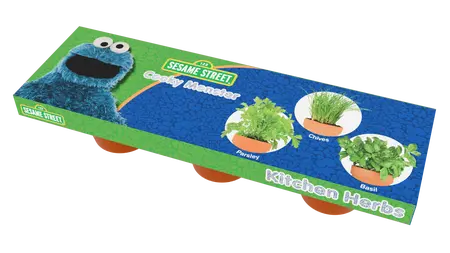 Cookie Monster Kitchen Herb Bar