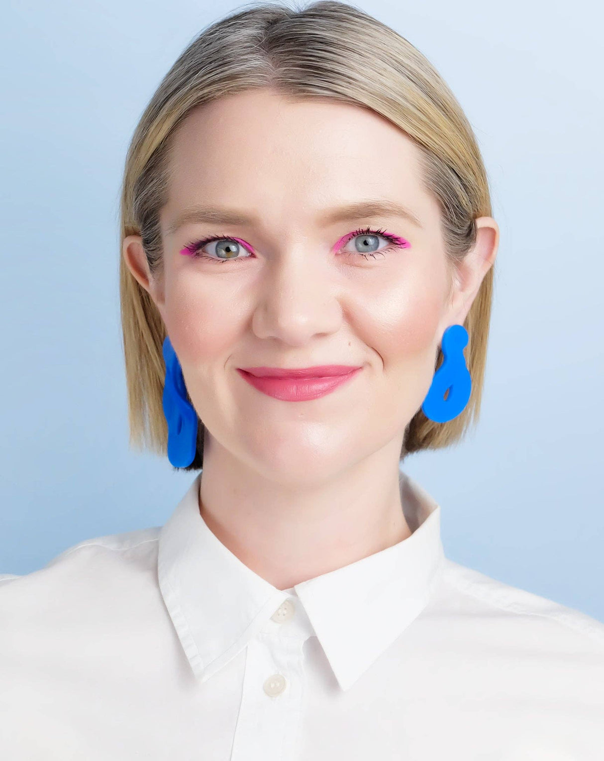Wave Asymmetric Stud Earrings