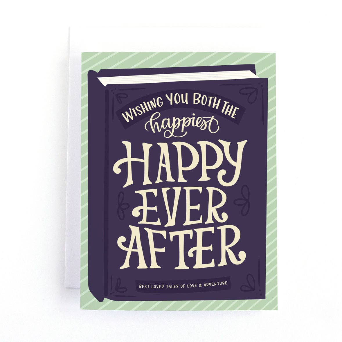 Wishing you both the Happiest of Happy Ever Afters Book Lover Wedding Card