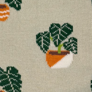 Women's Big House Plant Crew Socks