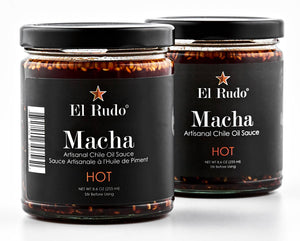 El Rudo Salsa Macha / Gourmet Chili Oil Sauce - Hot