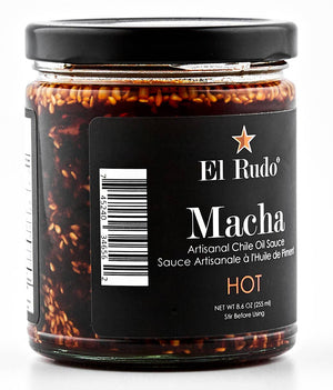 El Rudo Salsa Macha / Gourmet Chili Oil Sauce - Hot