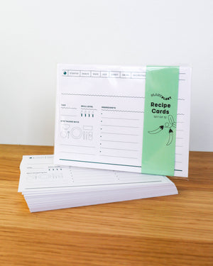 Plant Plant Recipe Cards