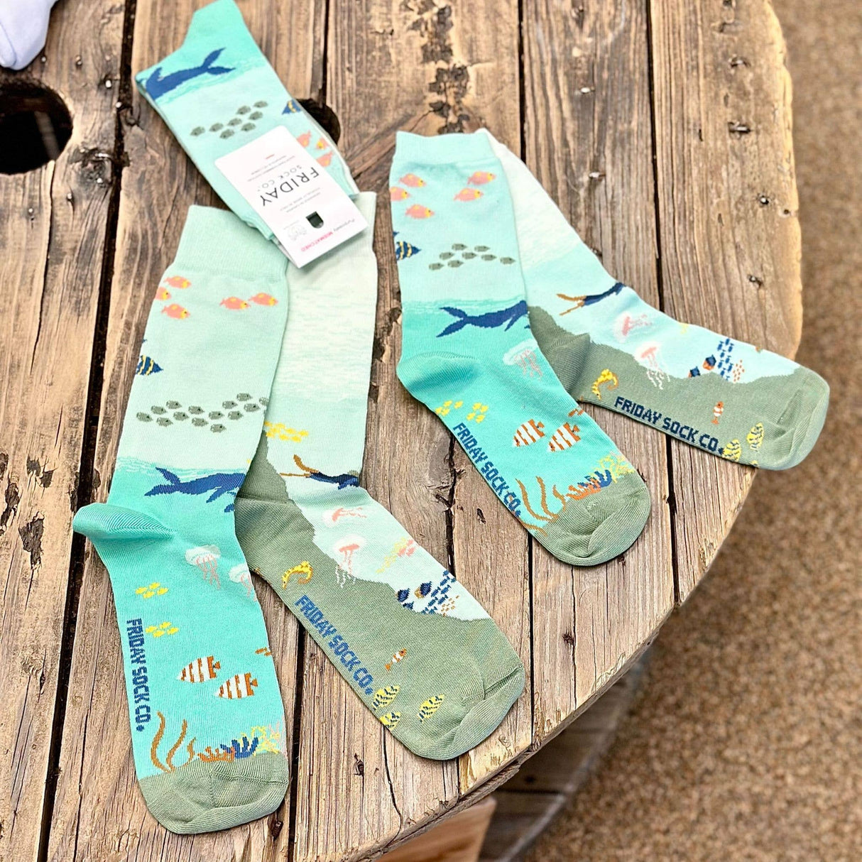 Women's Underwater Scene Socks