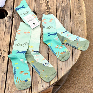 Women's Underwater Scene Socks