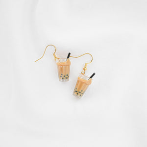 Bubble Tea Dangle Earrings