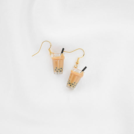 Bubble Tea Dangle Earrings
