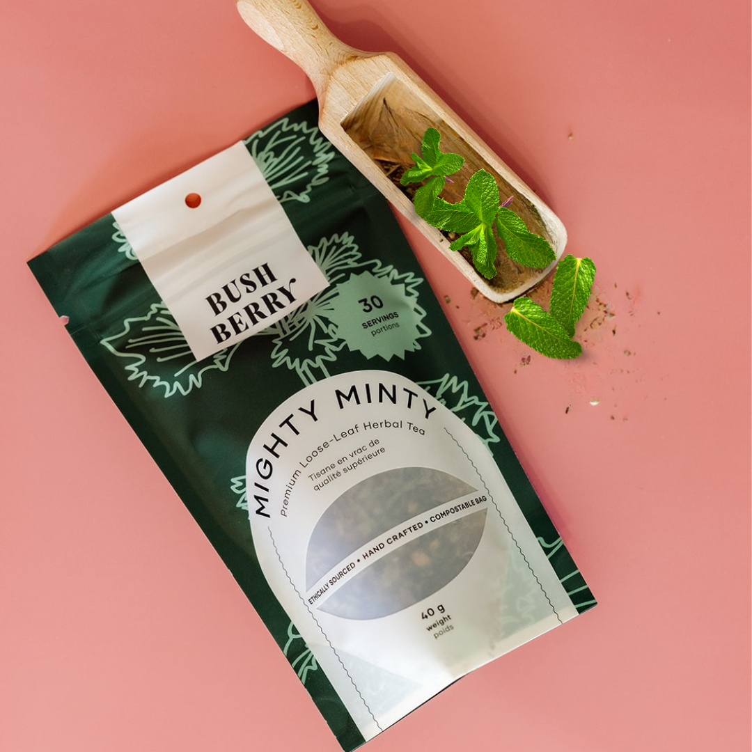 Organic Mighty Minty loose leaf tea