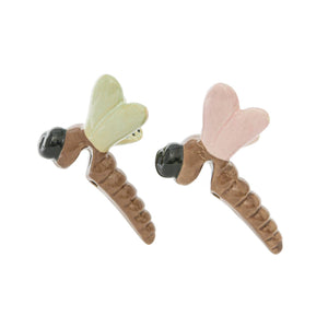 Ceramic Pot Dragonfly Hanger
