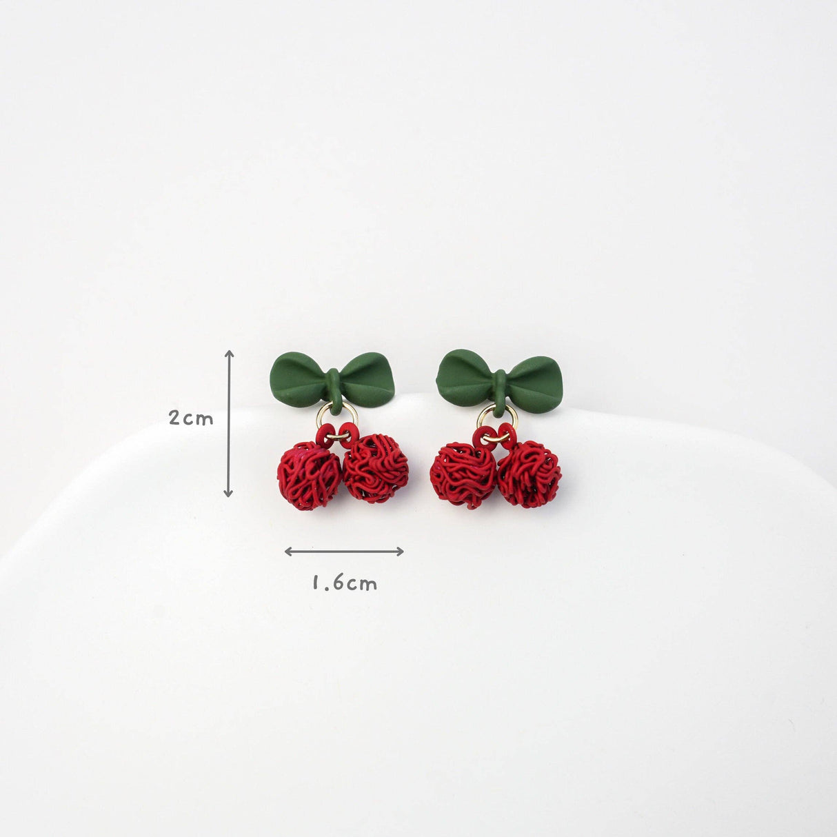 Cherry Drop Earrings