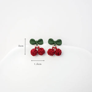 Cherry Drop Earrings