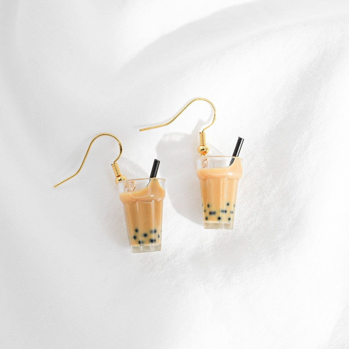Bubble Tea Dangle Earrings