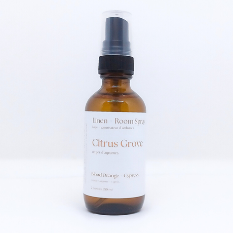 Linen + Room Spray: Citrus Grove (Blood Orange + Cypress)
