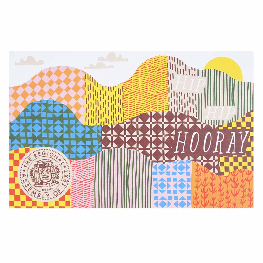 Hooray Landscape Card