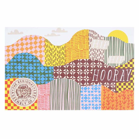 Hooray Landscape Card