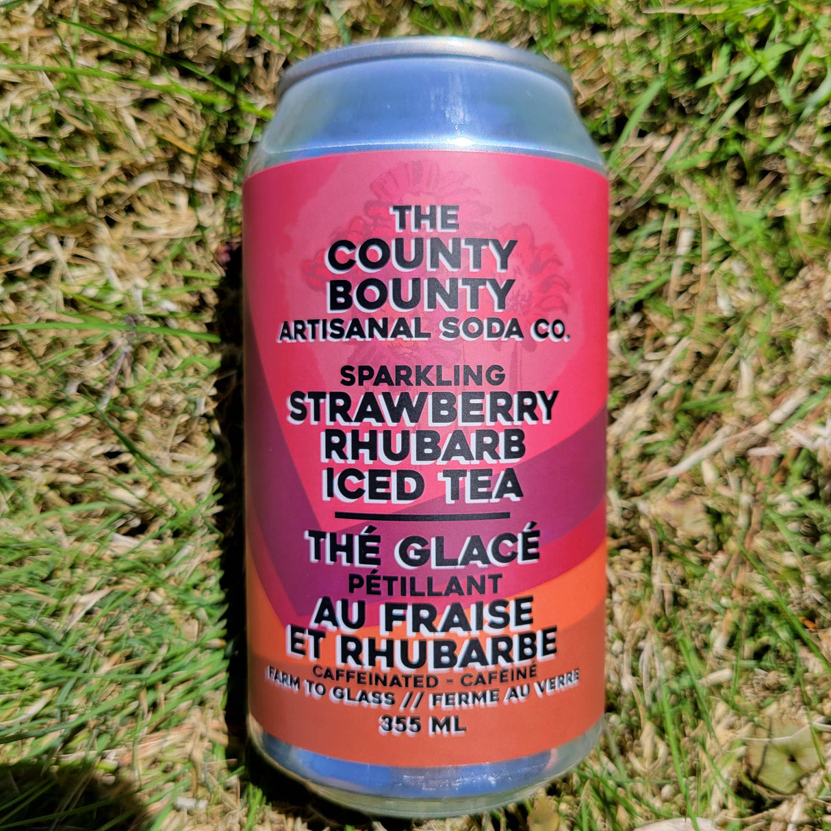 Strawberry Rhubarb Iced Tea