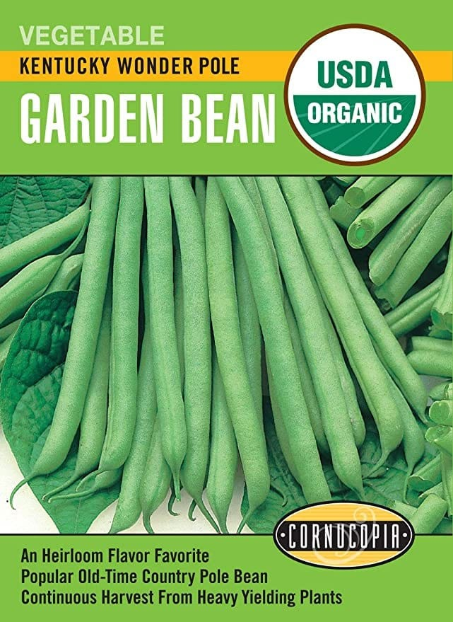 Bean - Pole Kentucky Wonder Organic