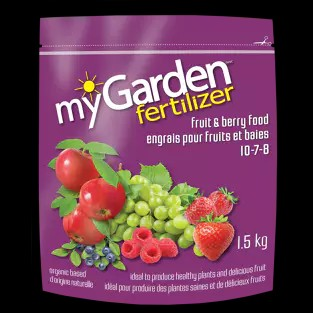 MyGarden Organic Fertilizer - Berry & Tree Fruit 10-7-8