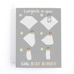 Congrats on Your Little Baby Burrito Card